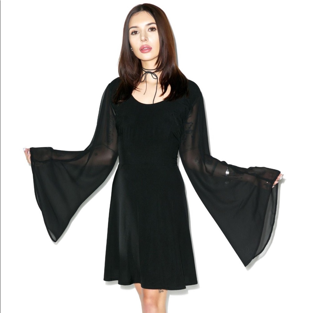 Tripp NYC Bell-Sleeve Night Air Dress